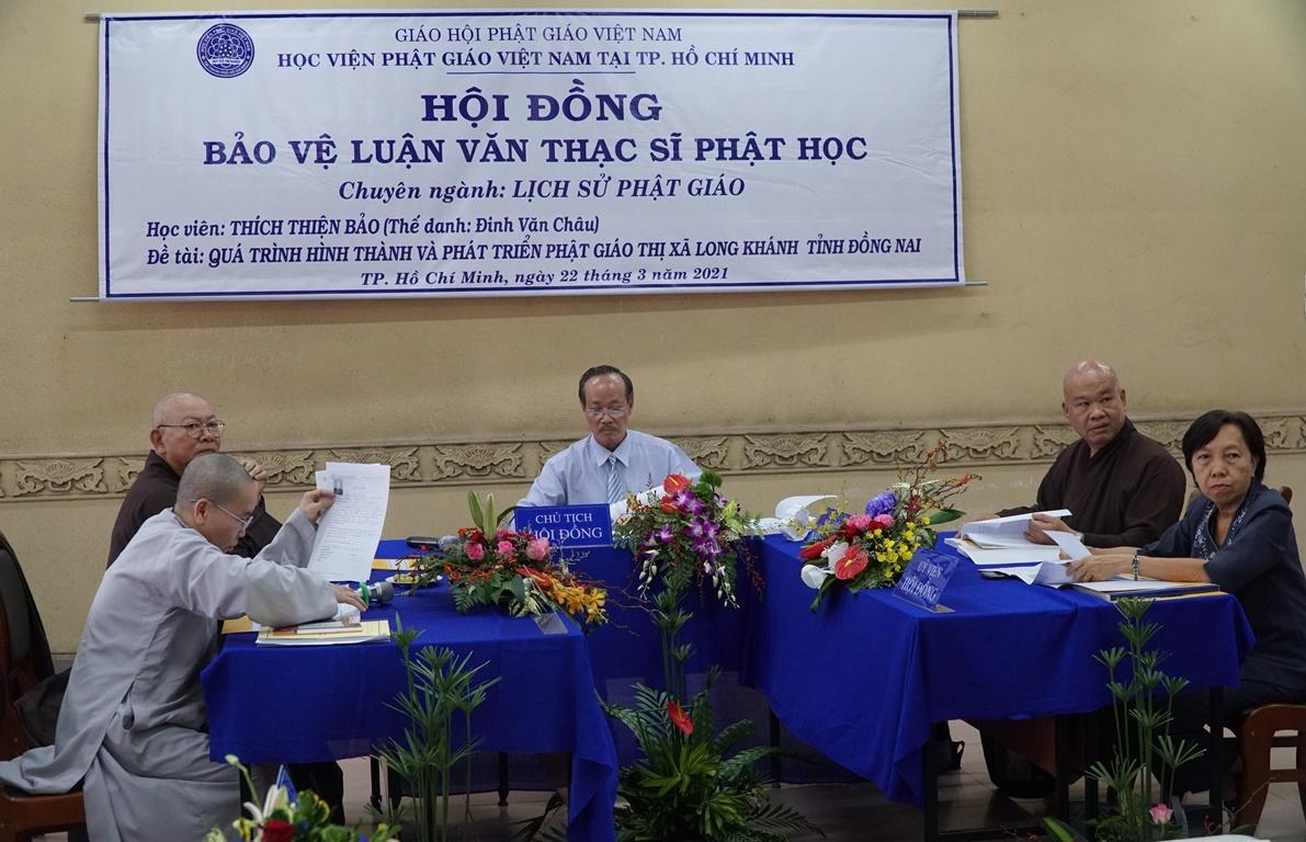 PGS.TS Trần Thuận làm Chủ tịch Hội đồng chấm luận văn chuyên ngành Lịch sử Phật giáo PGS.TS Trần Thuận làm Chủ tịch Hội đồng chấm luận văn chuyên ngành Lịch sử Phật giáo