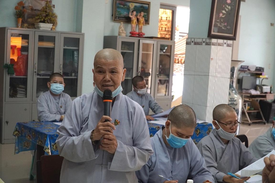 Ni sư Thích nữ Tường Hạnh, Trưởng Phân ban Ni giới xin ý kiến bổ sung nhân sự