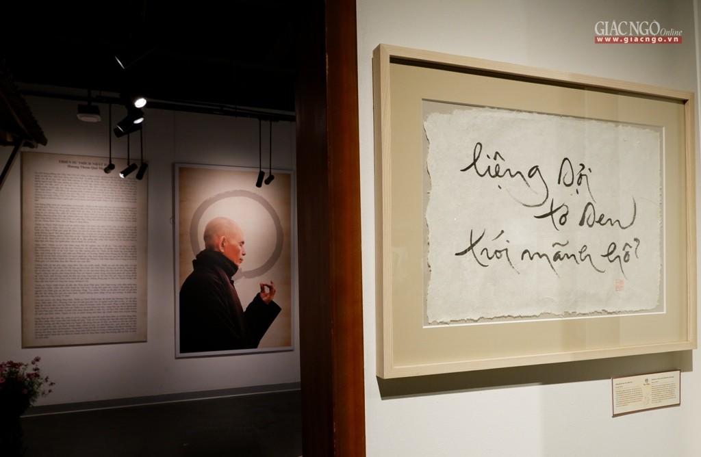 Với Thiền sư Thích Nhất Hạnh, viết thư pháp cũng là chính là thiền Với Thiền sư Thích Nhất Hạnh, viết thư pháp cũng là chính là thiền