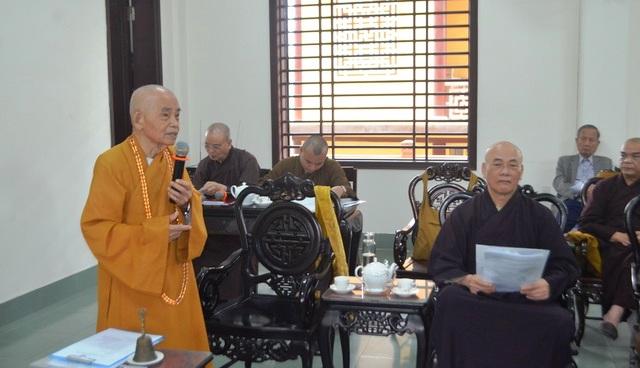 Hòa thượng Thích Đức Thanh phát biểu khai mạc - Ảnh: PGH Hòa thượng Thích Đức Thanh phát biểu khai mạc - Ảnh: PGH