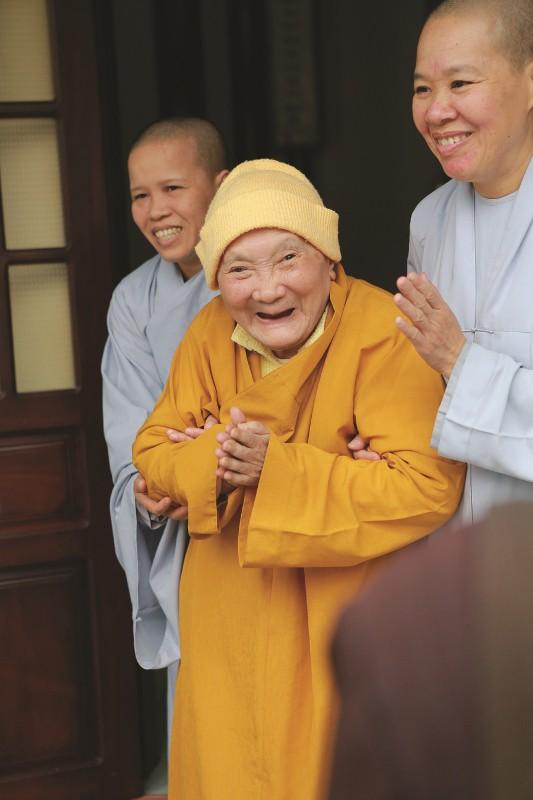 Ni trưởng Viên Minh lúc 99 tuổi - Ảnh: Trần Nguyên Hải Ni trưởng Viên Minh lúc 99 tuổi - Ảnh: Trần Nguyên Hải