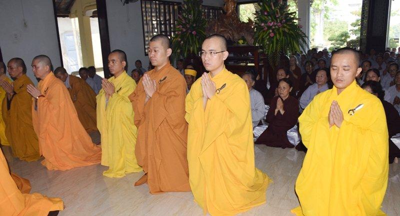 Chư Tăng pháp điệt - Ảnh: Duy Sang