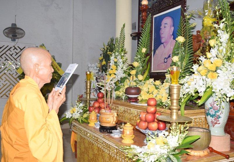 Hòa thượng Thích Giác Viên, một trong các pháp tử của cố Hòa thượng - Ảnh: Duy Sang