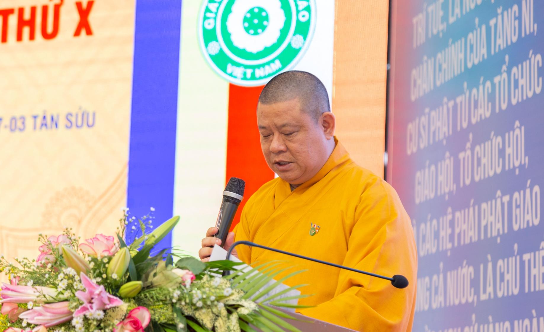 Thượng tọa Thích Minh Thanh - Ảnh: Anh Quốc Thượng tọa Thích Minh Thanh - Ảnh: Anh Quốc