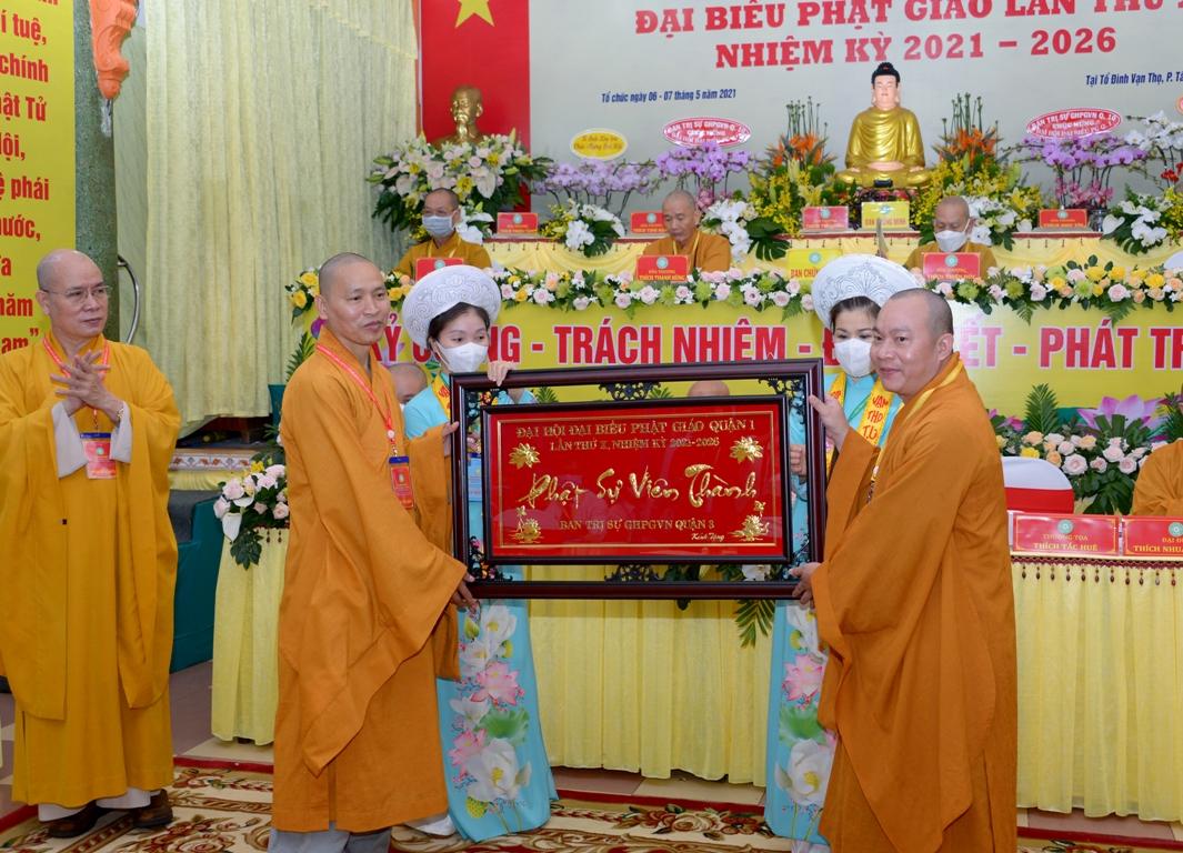 Ban Trị sự GHPGVN quận 3 chúc mừng