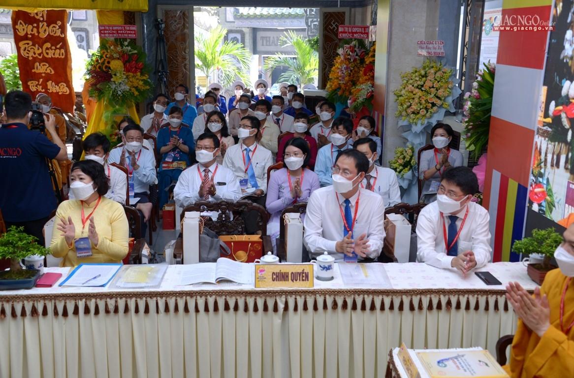 Lãnh đạo các cơ quan chức năng Thành phố, quận Phú Nhuận tham dự đại hội