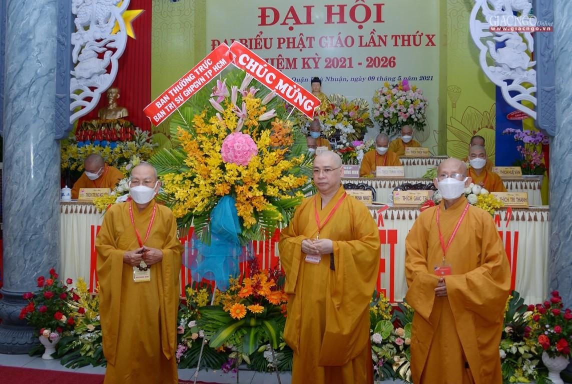 Ban Thường trực Ban Trị sự GHPGVN TP.HCM chúc mừng