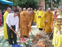 Lễ khởi công xây dựng Trung tâm Nuôi dưỡng trẻ mồ côi và Người già cô đơn chùa Bồ Đề Đạo Tràng