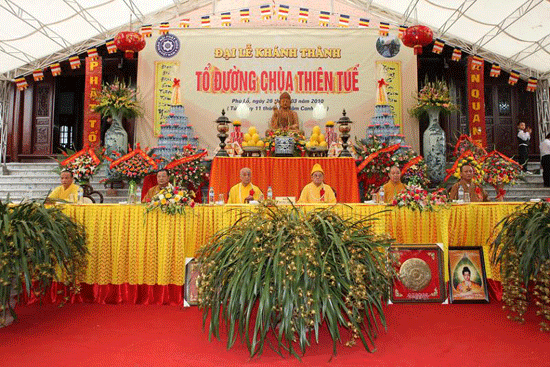 Hà Nội: Chùa Thiên Tuế tổ chức lễ khánh thành Tổ đường ảnh 6