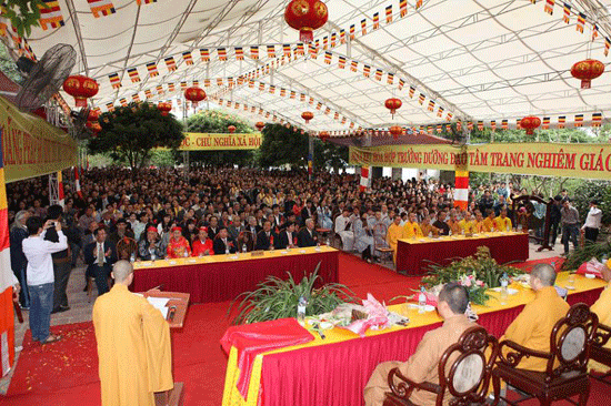 Hà Nội: Chùa Thiên Tuế tổ chức lễ khánh thành Tổ đường ảnh 9