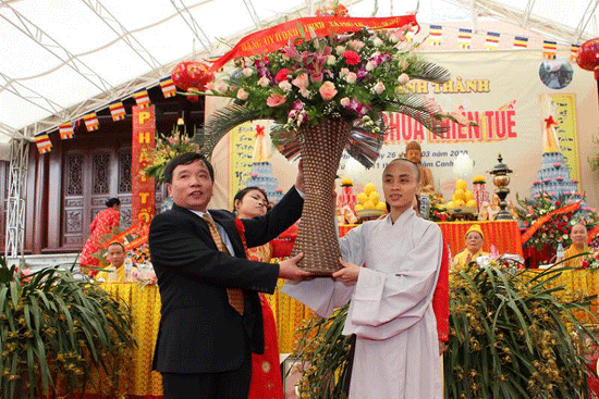 Hà Nội: Chùa Thiên Tuế tổ chức lễ khánh thành Tổ đường ảnh 13