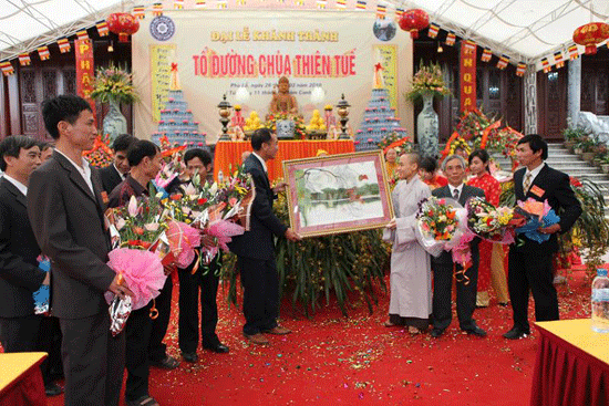 Hà Nội: Chùa Thiên Tuế tổ chức lễ khánh thành Tổ đường ảnh 17