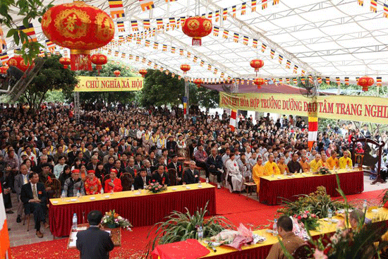 Hà Nội: Chùa Thiên Tuế tổ chức lễ khánh thành Tổ đường ảnh 19