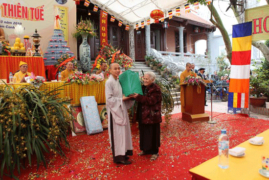 Hà Nội: Chùa Thiên Tuế tổ chức lễ khánh thành Tổ đường ảnh 21