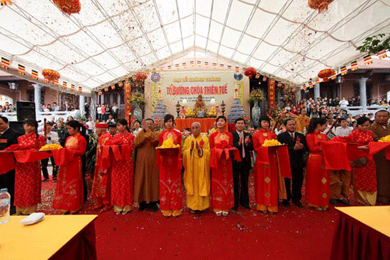 Hà Nội: Chùa Thiên Tuế tổ chức lễ khánh thành Tổ đường ảnh 24