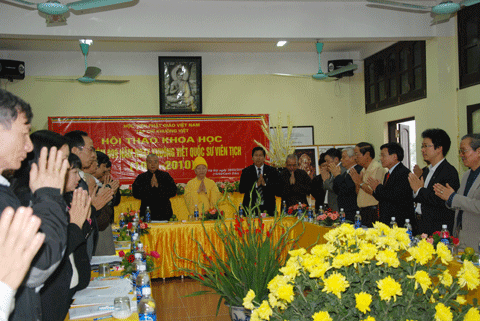 Hà Nội: Hội thảo khoa học kỷ niệm 999 năm ngày mất của Quốc Sư Khuông Việt (1011- 2010) ảnh 19 Hà Nội: Hội thảo khoa học kỷ niệm 999 năm ngày mất của Quốc Sư Khuông Việt (1011- 2010) ảnh 19