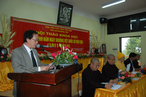 Hà Nội: Hội thảo khoa học kỷ niệm 999 năm ngày mất của Quốc Sư Khuông Việt (1011- 2010) ảnh 8