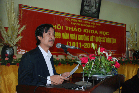 Hà Nội: Hội thảo khoa học kỷ niệm 999 năm ngày mất của Quốc Sư Khuông Việt (1011- 2010) ảnh 10