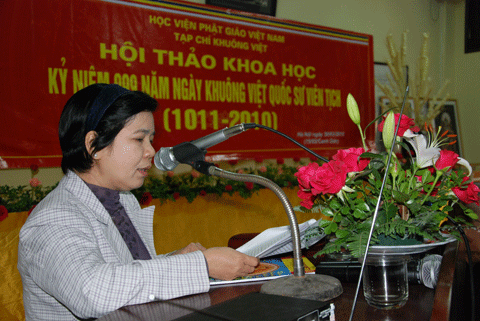 Hà Nội: Hội thảo khoa học kỷ niệm 999 năm ngày mất của Quốc Sư Khuông Việt (1011- 2010) ảnh 13