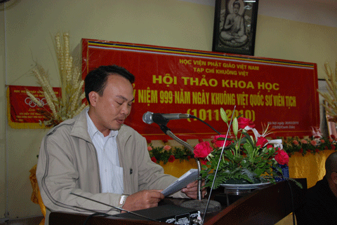 Hà Nội: Hội thảo khoa học kỷ niệm 999 năm ngày mất của Quốc Sư Khuông Việt (1011- 2010) ảnh 14