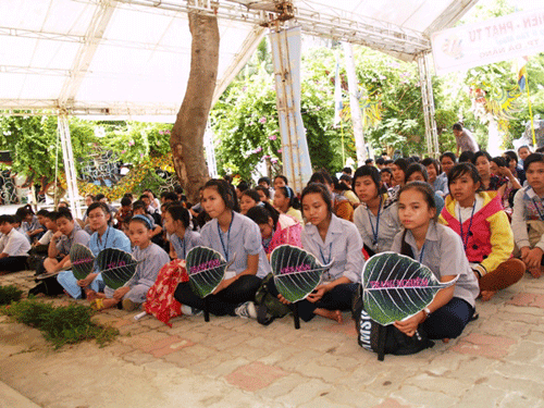 Đà Nẵng: Khai giảng Khóa tu mùa hè cho thanh thiếu niên Phật tử ảnh 3 songda-6.gif