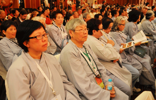 Chùm ảnh lễ khai mạc Hội nghị Phật giáo toàn cầu tại New Delhi, Ấn Độ ảnh 21 hoinghi-23.gif