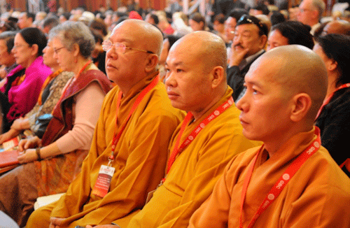 Chùm ảnh lễ khai mạc Hội nghị Phật giáo toàn cầu tại New Delhi, Ấn Độ ảnh 7 hoinghi-9.gif