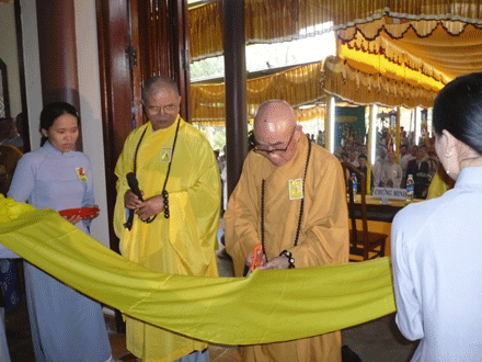 QUẢNG TRỊ: Khánh thành chùa Xuân Dương và hậu tổ Chùa An Trạch