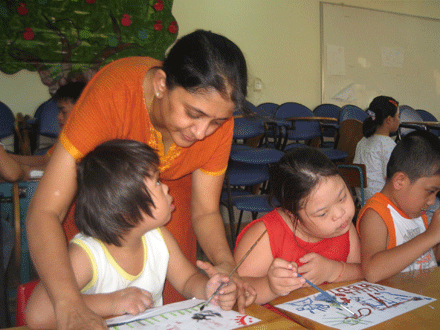 Cô giáo Lakshmi và các học trò