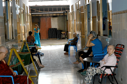 Dãy phòng dành riêng cho phụ nữ bị bạo hành