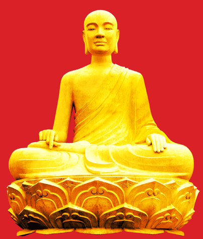 Tượng Phật Hoàng Trần Nhân . Ảnh Quốc Đô