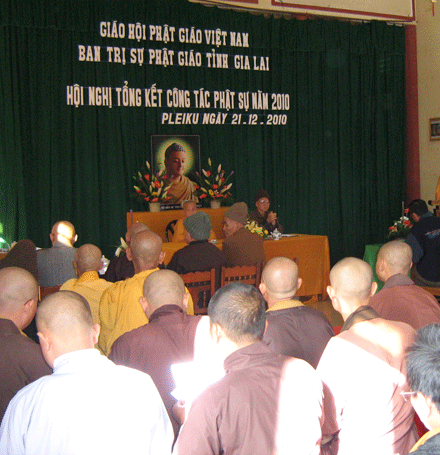 Gia Lai: Hội nghị tổng kết công tác Phật sự năm 2010