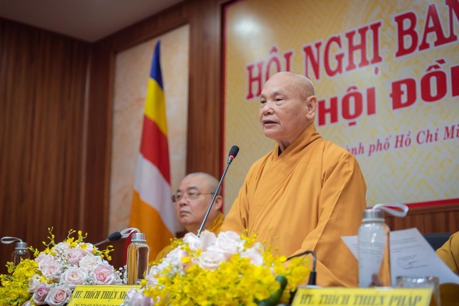 Chính thức suy tôn Hòa thượng Thích Hiển Tu lên Phó Pháp chủ Hội đồng Chứng minh GHPGVN ảnh 2