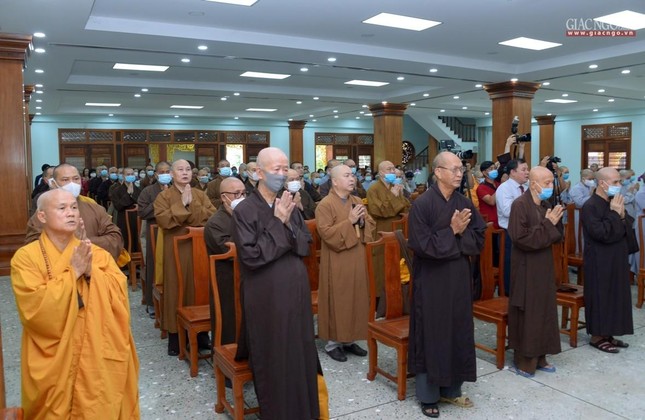 Khai giảng lớp đầu tiên Khoa Luật học thuộc Học viện Phật giáo VN tại TP.HCM ảnh 8