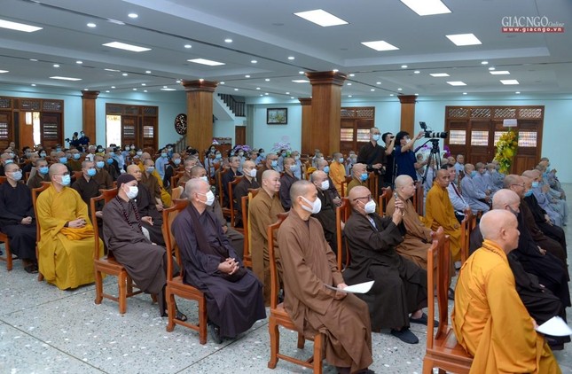 Khai giảng lớp đầu tiên Khoa Luật học thuộc Học viện Phật giáo VN tại TP.HCM ảnh 9