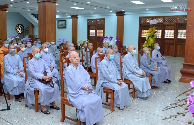 Khai giảng lớp đầu tiên Khoa Luật học thuộc Học viện Phật giáo VN tại TP.HCM ảnh 11