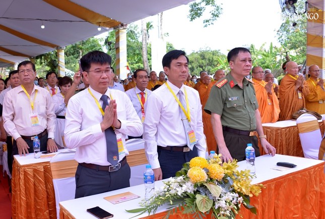 Đức Pháp chủ GHPGVN quang lâm Học viện Phật giáo Nam tông Khmer tại TP.Cần Thơ ảnh 14