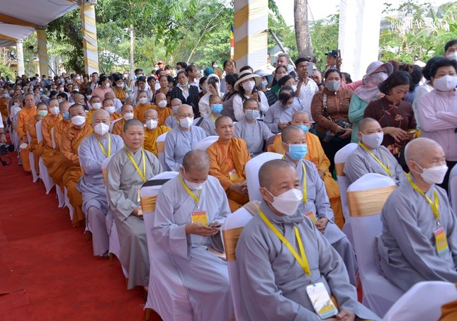 Đức Pháp chủ GHPGVN quang lâm Học viện Phật giáo Nam tông Khmer tại TP.Cần Thơ ảnh 17
