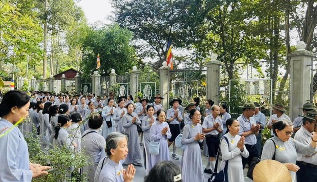 Tang lễ Hoà thượng Thích Tuệ Sỹ tổ chức tại chùa Phật Ân, tỉnh Đồng Nai