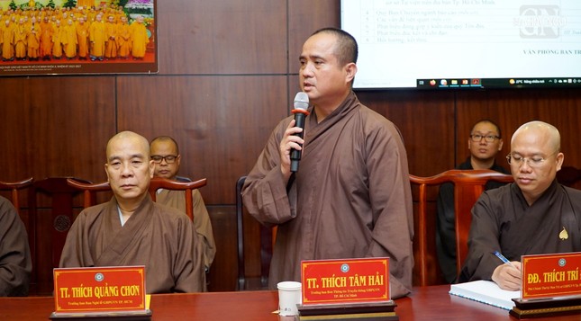 TP.HCM: Thống nhất kế hoạch tổ chức Đại giới đàn Bửu Huệ Phật lịch 2567 ảnh 9
