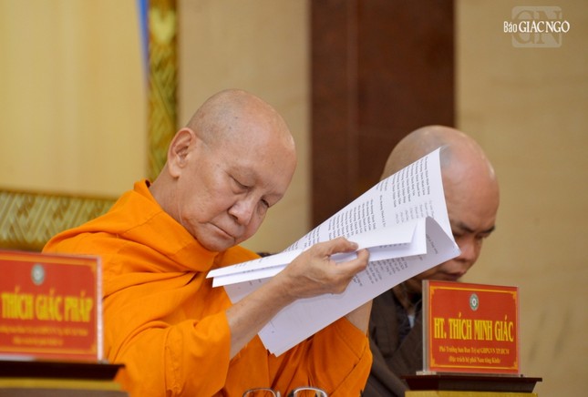 Ban Trị sự GHPGVN TP.HCM họp mở rộng phổ biến và trao đổi các Phật sự quan trọng ảnh 10