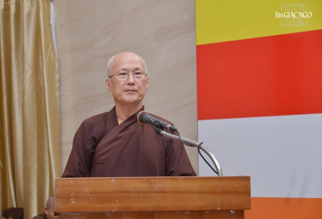 Ban Trị sự GHPGVN TP.HCM họp mở rộng phổ biến và trao đổi các Phật sự quan trọng ảnh 15