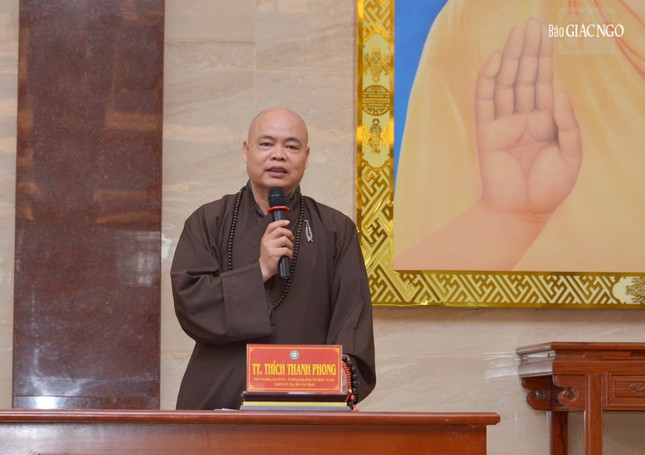 Ban Trị sự GHPGVN TP.HCM họp mở rộng phổ biến và trao đổi các Phật sự quan trọng ảnh 11