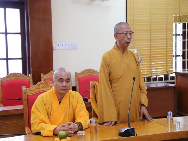 Bình Định: Phân ban Phật tử Dân tộc T.Ư thăm Ban Trị sự Phật giáo tỉnh ảnh 2