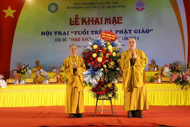 Hà Nội: Khai mạc hội trại Phật giáo và Tuổi trẻ chủ đề “Hào khí Thăng Long” lần II ảnh 10