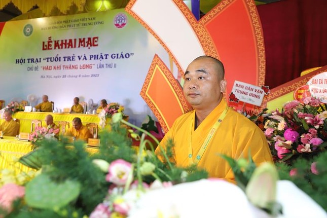 Hà Nội: Khai mạc hội trại Phật giáo và Tuổi trẻ chủ đề “Hào khí Thăng Long” lần II ảnh 3
