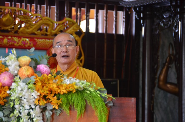 Vĩnh Long: Khai mạc khóa bồi dưỡng trụ trì và động thổ xây Văn phòng Ban Trị sự Phật giáo tỉnh ảnh 2