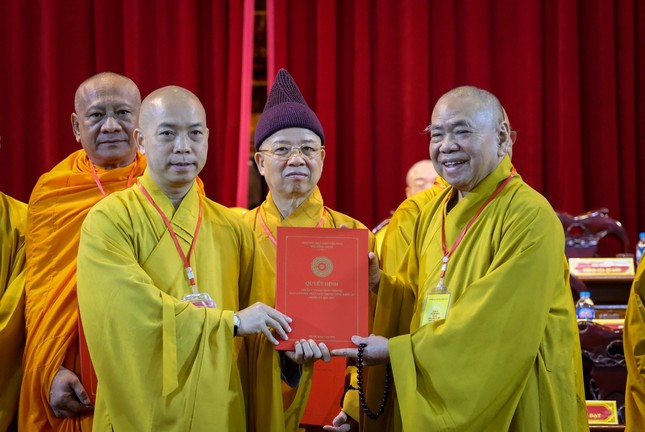 Hòa thượng Thích Thanh Quyết tiếp tục làm Trưởng ban Giáo dục Phật giáo T.Ư nhiệm kỳ IX (2022-2027) ảnh 16