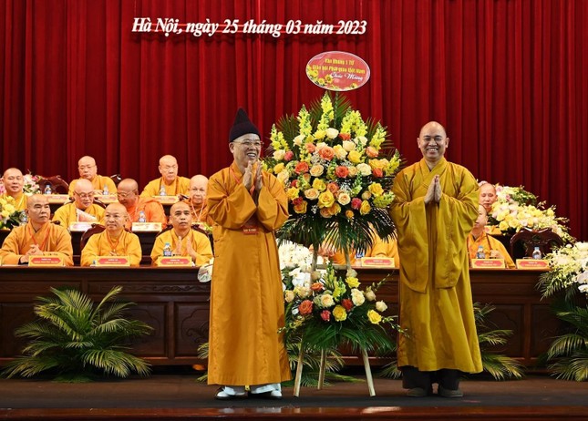 Hòa thượng Thích Thanh Quyết tiếp tục làm Trưởng ban Giáo dục Phật giáo T.Ư nhiệm kỳ IX (2022-2027) ảnh 10
