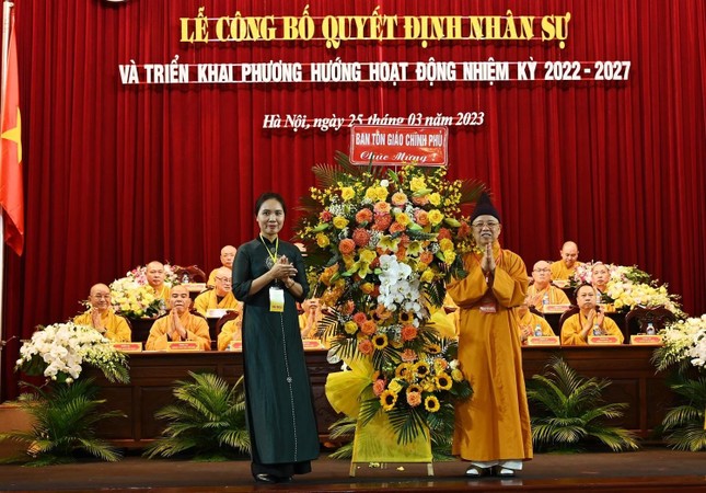 Hòa thượng Thích Thanh Quyết tiếp tục làm Trưởng ban Giáo dục Phật giáo T.Ư nhiệm kỳ IX (2022-2027) ảnh 11